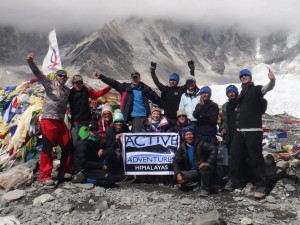 Everest Base Camp! Photo credit: Eleanor Tresidder