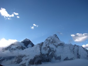 Everest and Nuptse (25,791 ft. / 7,861 m)