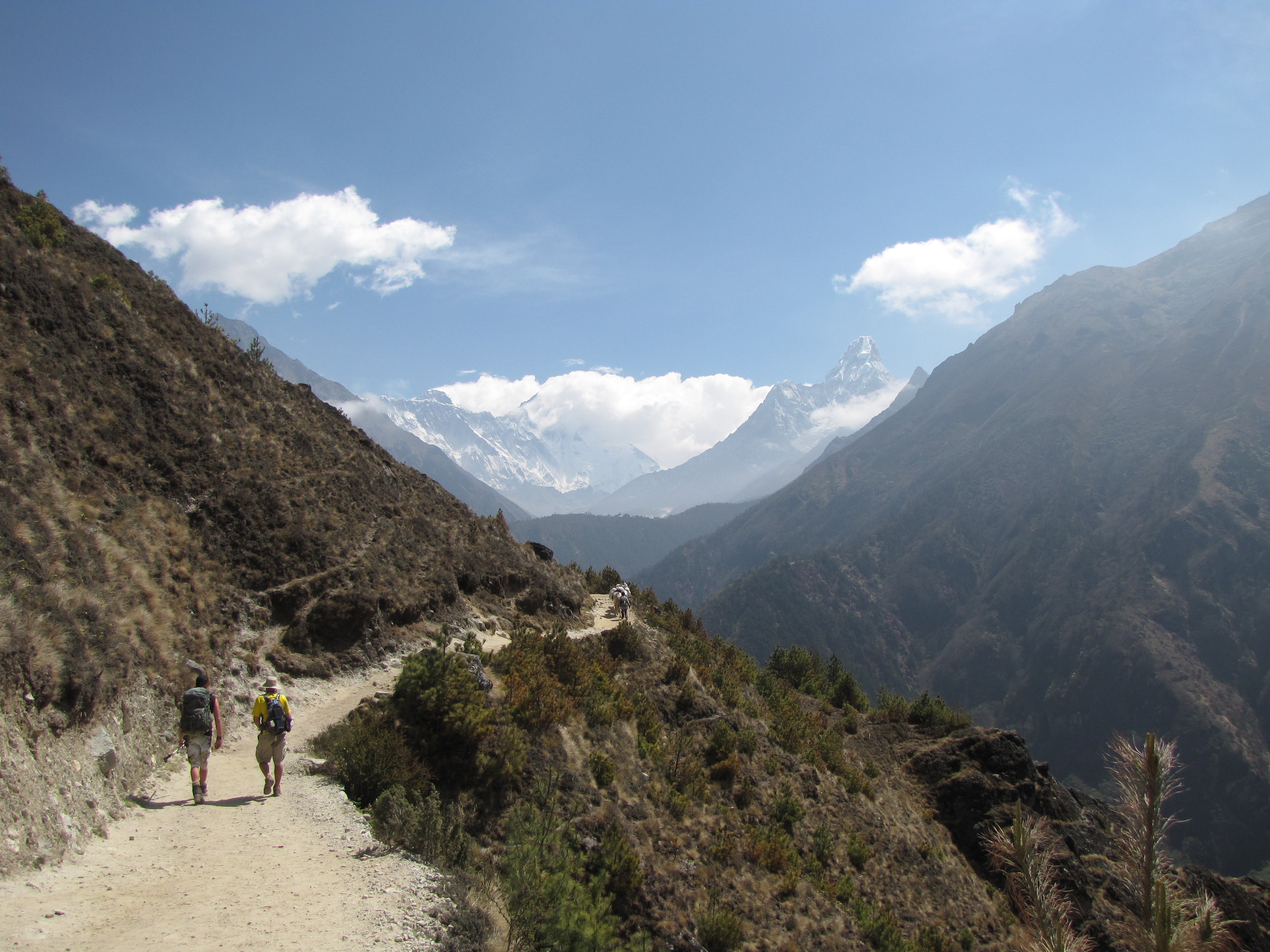 Trail from Namche to Tengboche